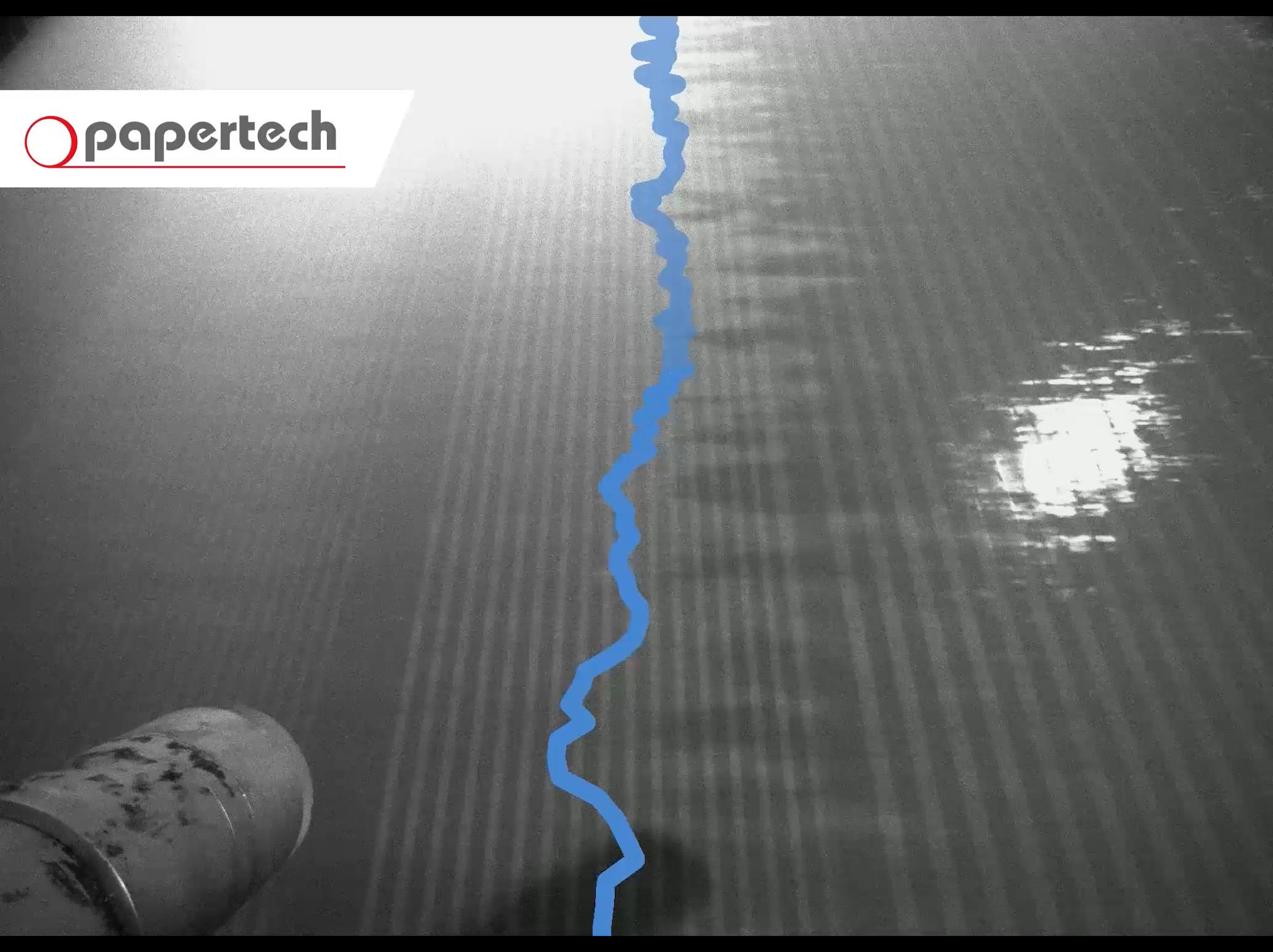Wasserlinie aufgenommen mit LineVision